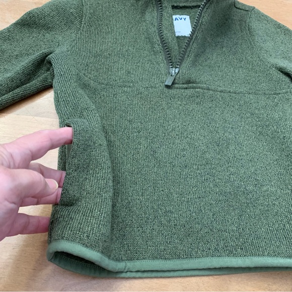 Kid’s Old Navy 1/2 Zip Green Sweater - 3T - Picture 5 of 13